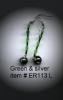 Green & Silver Item # ER 113 L