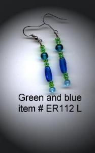 Green and Blue Item # ER 112 L